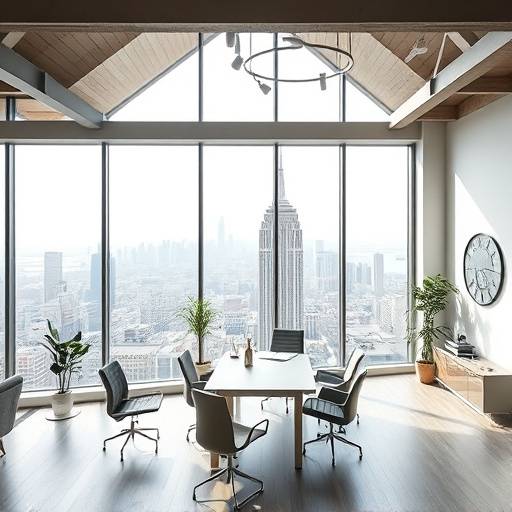 Modernes Loft mit Stadtblick, ideal für kreative Workshops